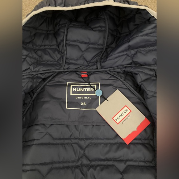 Hunter Original Mid layer Navy Puffer Jacket - Picture 9 of 13